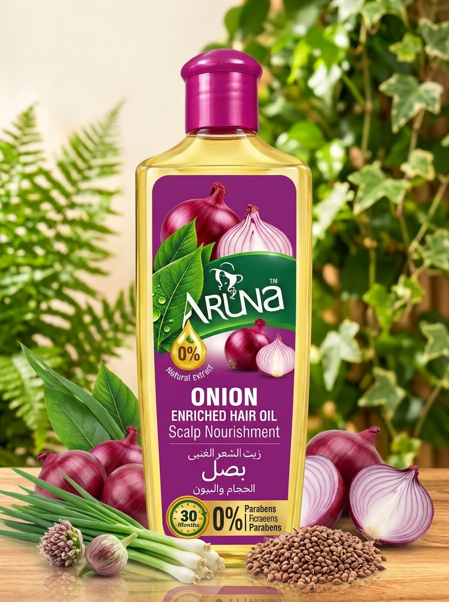 Aruna Onion Enriched Hair Oil – Scalp Nourishment (200ml)